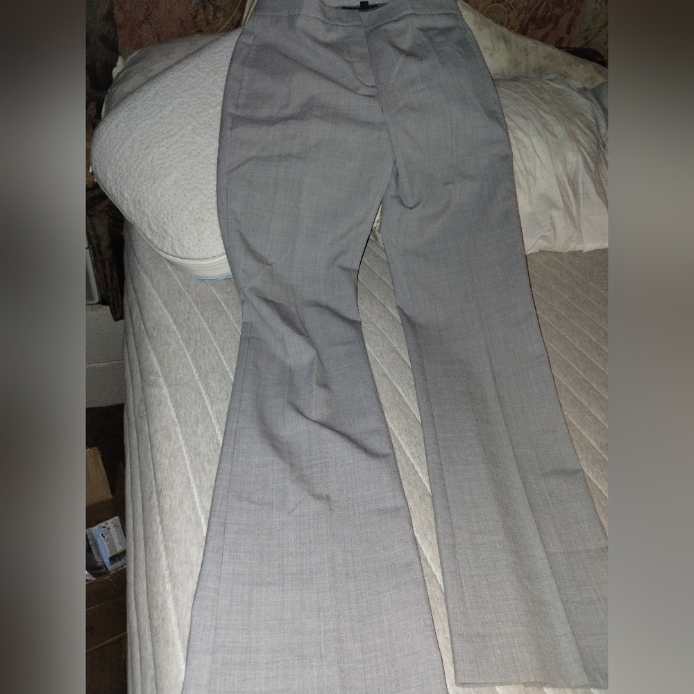 Theory Light Gray Women's Flare Dress Pants Size 0